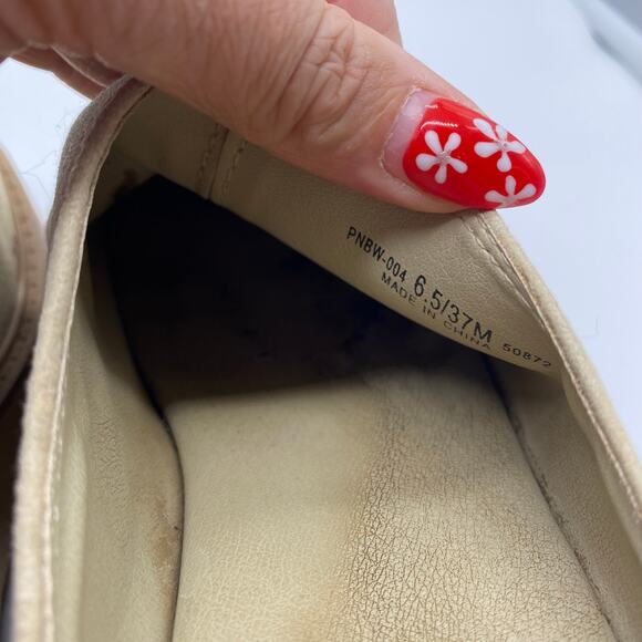 Dirty Laundry DL Cream Tan R-Test Block Heel Clogs Mules Slides Women's size 6.5 - Picture 8 of 9